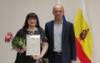 27 августа 2020 года в Контрольно-счетной палате Рязанской области состоялось награждение сотрудника почетной грамотой Губернатора Рязанской области.