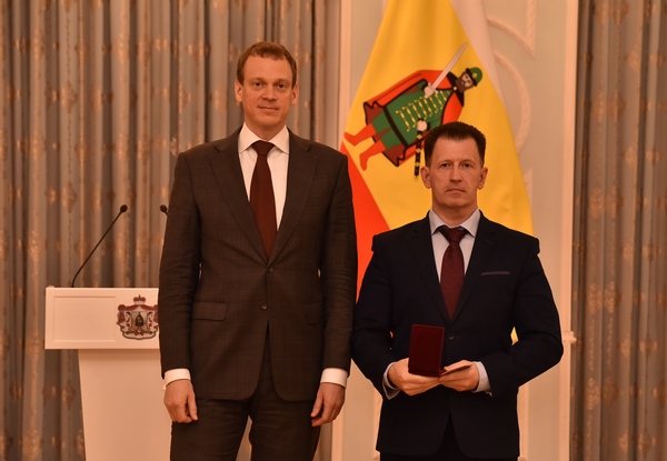 Аудитора Контрольно-счетной палаты Рязанской области наградили почетным знаком «За заслуги перед Рязанской областью»